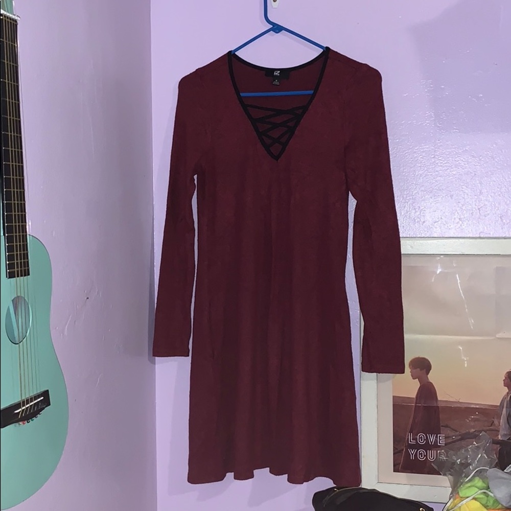 Maroon dress
